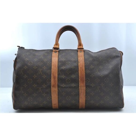 Louis Vuitton Monogram Keepall 45 Boston Bag - Picture 2 of 12